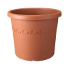 Brico Elho Bloempot Algarve Cilindro Rond Wielen O40Cm Terra- Plantenpotten En -Bakken