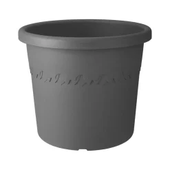 Brico Elho Bloempot Algarve Cilindro Rond O30Cm Antraciet- Plantenpotten En -Bakken