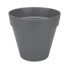 Brico Elho Bloempot Loft Urban Rond Wielen O40Cm Antraciet- Plantenpotten En -Bakken