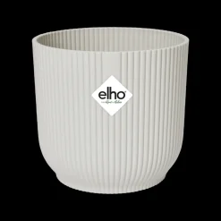 Brico Elho Bloempot Vibes Fold Rond O30Cm Wit- Plantenpotten En -Bakken