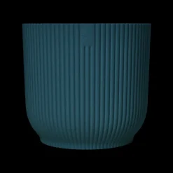 Brico Elho Bloempot Vibes Fold Rond O22Cm Deep Blue- Plantenpotten En -Bakken