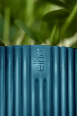 Brico Elho Bloempot Vibes Fold Rond O22Cm Deep Blue- Plantenpotten En -Bakken
