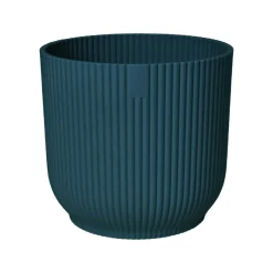 Brico Elho Bloempot Vibes Fold Rond O22Cm Deep Blue- Plantenpotten En -Bakken