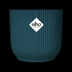 Brico Elho Bloempot Vibes Fold Rond O22Cm Deep Blue- Plantenpotten En -Bakken