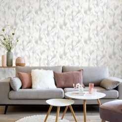 Brico Elle Decoration Vliesbehang Curls Creme- Vliesbehang