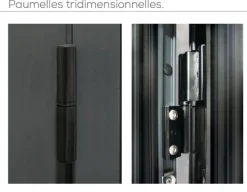 Brico Elsealu Buitendeur Soria Antracietgrijs 218X96Cm- Voordeuren