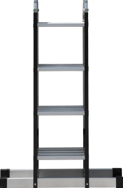 Vouwladders|Brico Escalo Vouwladder Multifold 2-In-1 Zwart