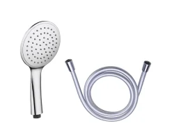 Douchekop|Brico Essebagno Handdouche Met Doucheslang Circle Chroom