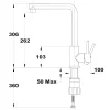 Keukenkranen|Brico Essebagno Keukenkraan Pure Ii Wit