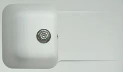 Keukenbladen & Spoelbakken|Brico Essebagno Spoelbak Lisse Wit 1 Bak 86X50Cm