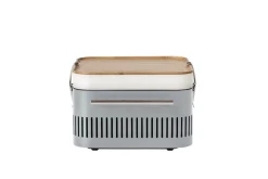 Brico Everdure Cube Houtskool Barbecue Grijs 38,4X31,6X22,4Cm- Houtskool Barbecue
