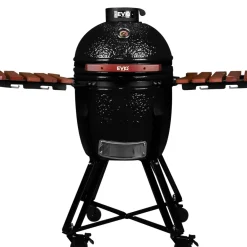 Brico Eviq Kamado 18" Keramische Barbecue Zwart- Keramische Barbecue
