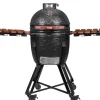 Brico Eviq Kamado 18" Keramische Barbecue Grijs- Keramische Barbecue