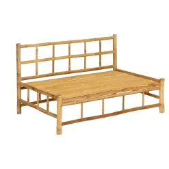 Brico Exotan Ligbank Buiten - Bamboe - Bruin - 70X120X80- Tuinbanken