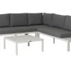 Brico Exotan Loungeset La Vida - Aluminium - Wit - 63X245X245- Loungesets