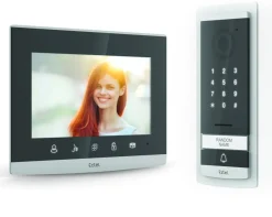 Brico Extel Videofoon Code 7" 720P Grijs- Deurbellen