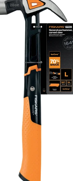 Hamers|Brico Fiskars Klauwhamer Isocore L Gebogen