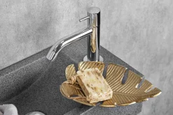 Toiletfonteinen|Brico Fonteinset Cheops Natuursteen Wasbak 40 X 23 X 11 Cm