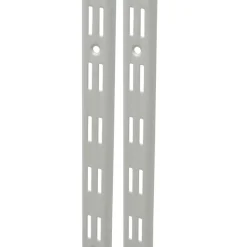 Brico F-Railset Dubbel Wit 200Cm- Plankendragers