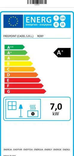 Brico Freepoint Pelletkachel Roxy 7Kw