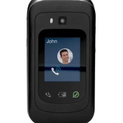 Brico Fysic F25 - Eenvoudige Mobiele Klaptelefoon Voor Senioren Met Sos Noodknop, Zwart- Kluizen