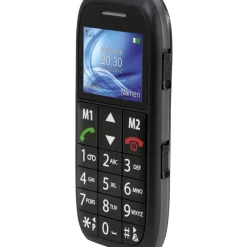 Brico Fysic Fm-7500 Mobiele Telefoon Voor Senioren Met Noodknop, Zwart- Kluizen