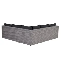 Brico Garden Impressions Lyon Loungeset 4-Delig - Reflex Black- Loungesets