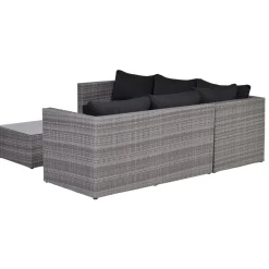 Brico Garden Impressions Lyon Loungeset 4-Delig - Reflex Black- Loungesets