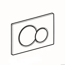 Bedieningspanelen|Brico Geberit Bedieningspaneel Sigma 01 Voor Up320, Up720, Up300 En Up700 Inbouwreservoirs| 16,4X24,6Cm Mat Chroom