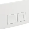 Bedieningspanelen|Brico Geberit Bedieningspaneel Delta 50 Voor Up100 Inbouwreservoirs|Mat Wit