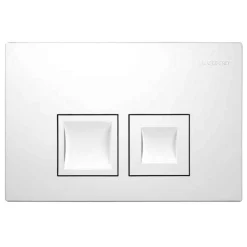 Bedieningspanelen|Brico Geberit Bedieningspaneel Delta 35 24,6X16,4X2,5Cm | Alpien Wit