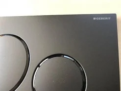 Bedieningspanelen|Brico Geberit Bedieningsplaat Sigma 20 Voor Up320, Up720, Up300 En Up700 Inbouwreservoirs| Zwart Mat