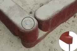 Brico Gegalvaniseerde Stalen Buis Voor Montage Rubber Opsluitband- Opsluitbanden & Boordstenen