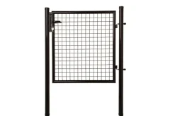 Brico Giardino Enkele Poort H150 X L100Cm Zwart- Draadpanelen En Afrastering