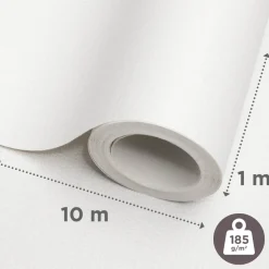Brico Glasweefselbehang Novelio Nature Flair Snow 185Gr 10M- Glasvezelbehang