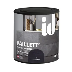 Brico Glitterverf Paillett' 500Ml Koolstof- Decoratieve Verf