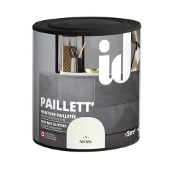 Brico Glitterverf Paillett' 500Ml Nikkel- Decoratieve Verf