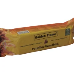 Brico Golden Flame Haardblokken – 4 Stuks