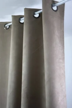 Brico Gordijn Sweet Verduisterend Taupe 145X260Cm- Gordijnen