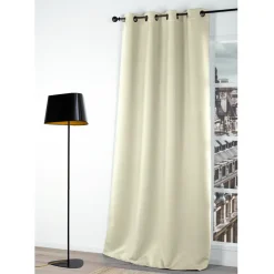 Brico Gordijn Verduisterend Beige 140X180Cm- Gordijnen