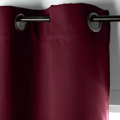 Brico Gordijn Verduisterend Bordeaux 140X180Cm- Gordijnen