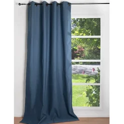 Brico Gordijn Verduisterend Isolerend Helsinki Blauw 140X260Cm- Gordijnen