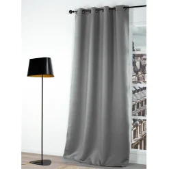 Brico Gordijn Verduisterend Licht Grijs 140X180Cm- Gordijnen