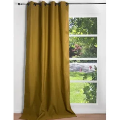 Brico Gordijn Verduisterend Ringen Helsinki Bruin 140X260Cmcm- Gordijnen