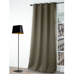 Brico Gordijn Verduisterend Taupe 140X250Cm- Gordijnen