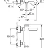 Badkranen|Brico Grohe Bad- En Douchemengkraan Essence Supersteel