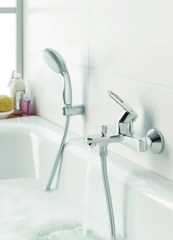 Badkranen|Brico Grohe Badmengkraan Startloop Chroom