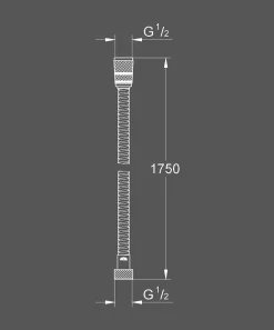 Doucheslangen|Brico Grohe Doucheslang Rotaflex 175Cm Chroom