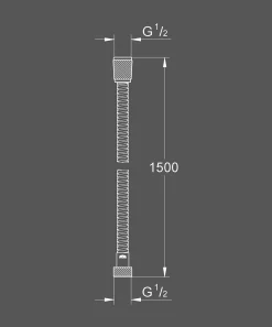 Doucheslangen|Brico Grohe Doucheslang Vitalioflex Metaal 150Cm Chroom