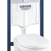 Inbouwtoiletten|Brico Grohe Inbouwreservoir Set Geo | Soft-Close Toiletzitting | Randloos Toiletpot